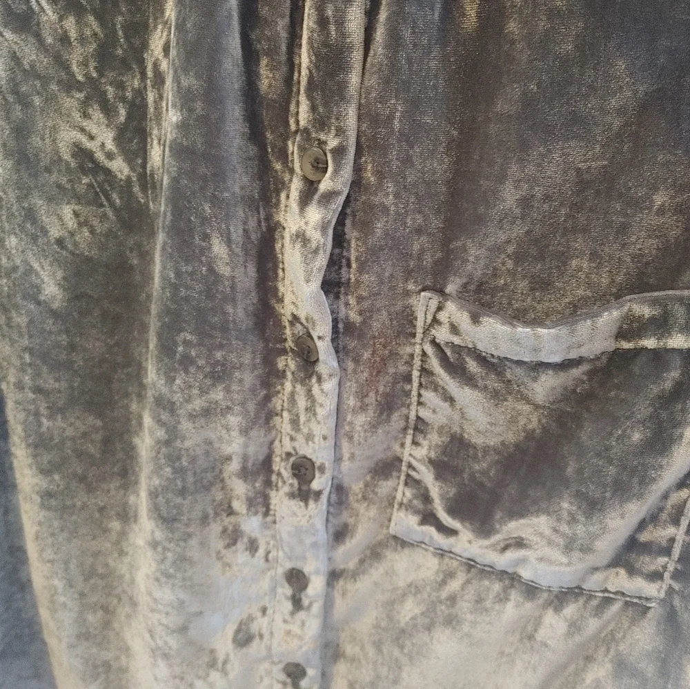 Pilcro Velvet Blouse Size XS - Picture 12 of 12